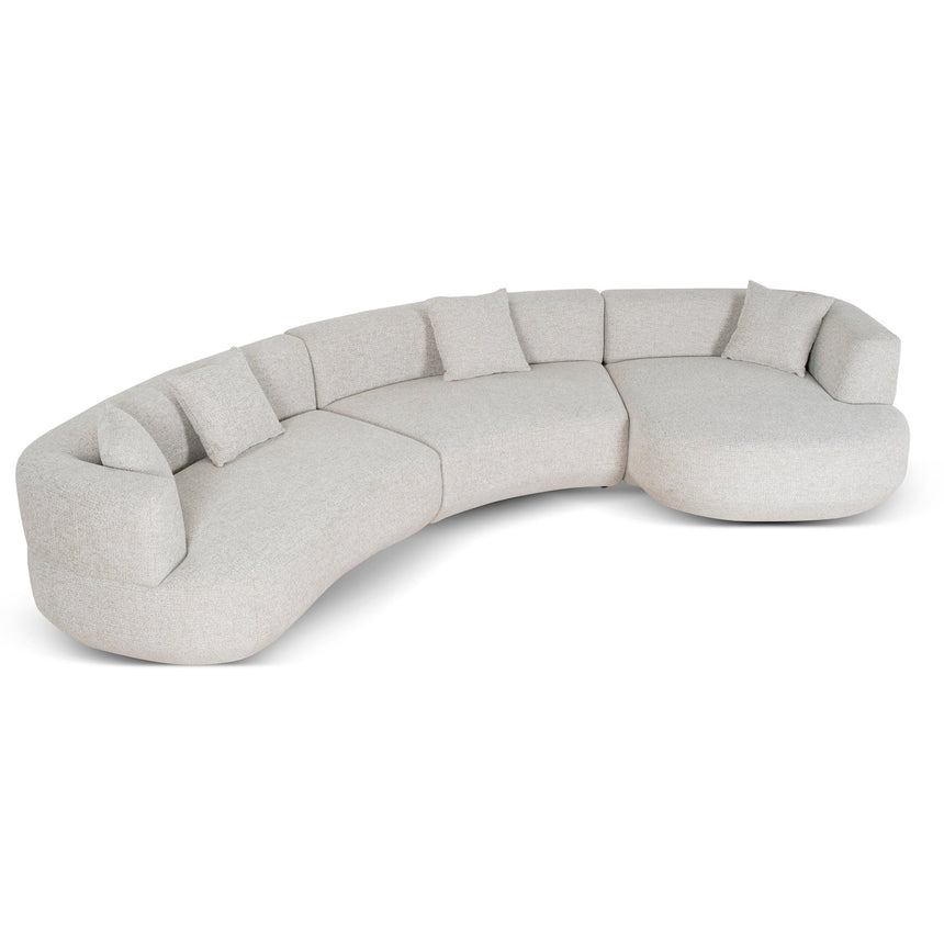 Modular Right Chaise Sofa - Coral Natural Linen