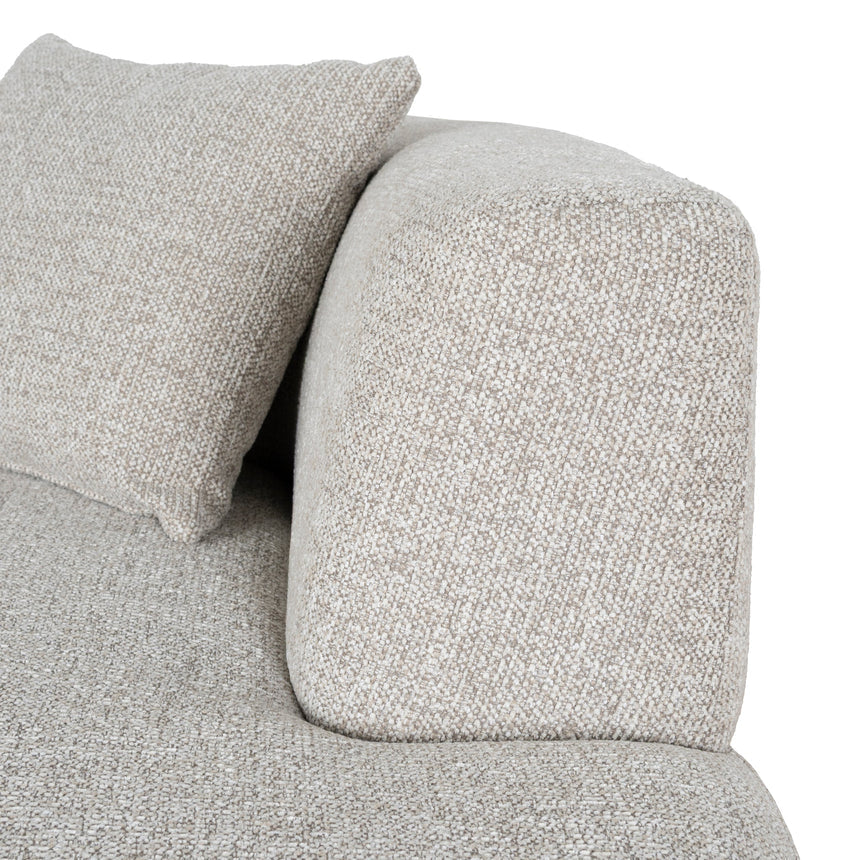 Modular Right Chaise Sofa - Coral Natural Linen