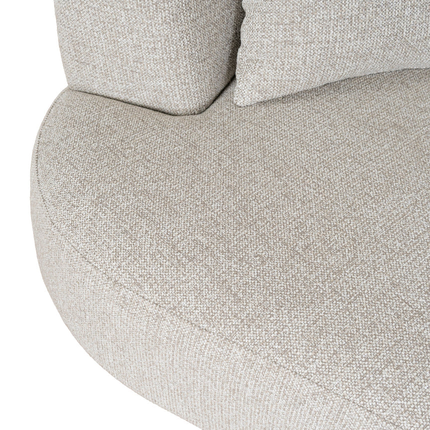 3 Seater Sofa - Coral Natural Linen