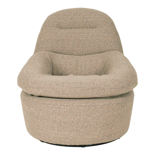 Swivel Lounge Chair - Granite Boucle