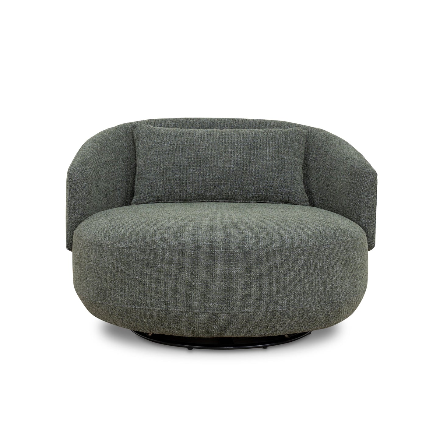 Swivel Armchair - Moss Green
