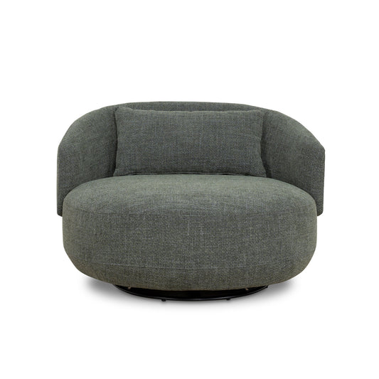 CLC10355-KSO Swivel Armchair - Moss Green