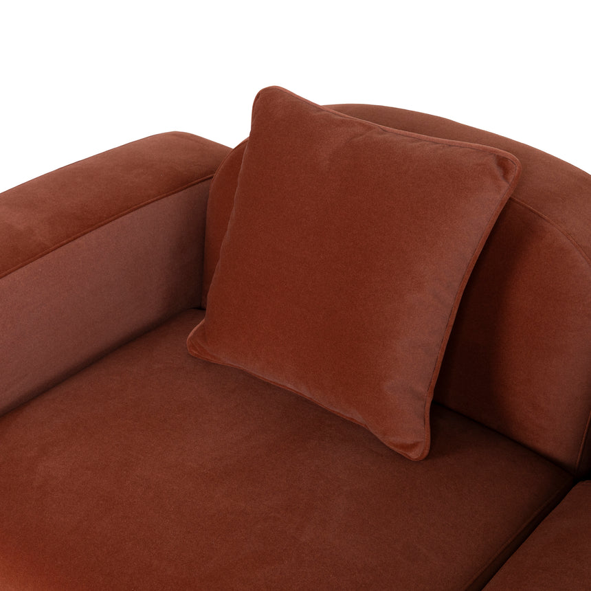 4 Seater Sofa - Umber Orange