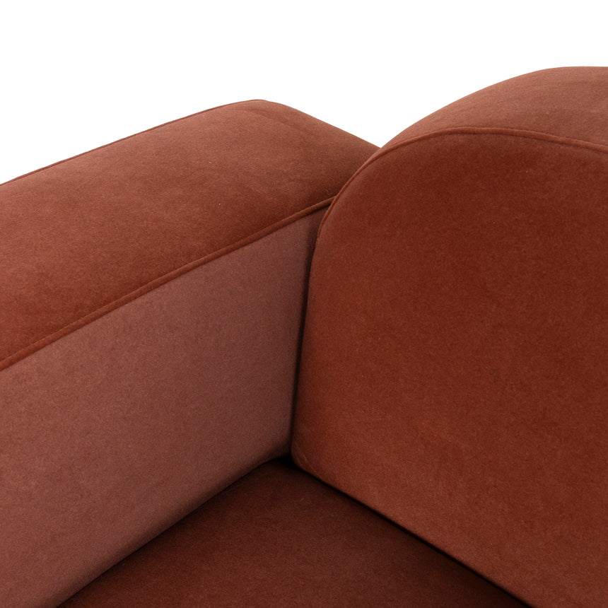 4 Seater Sofa - Umber Orange