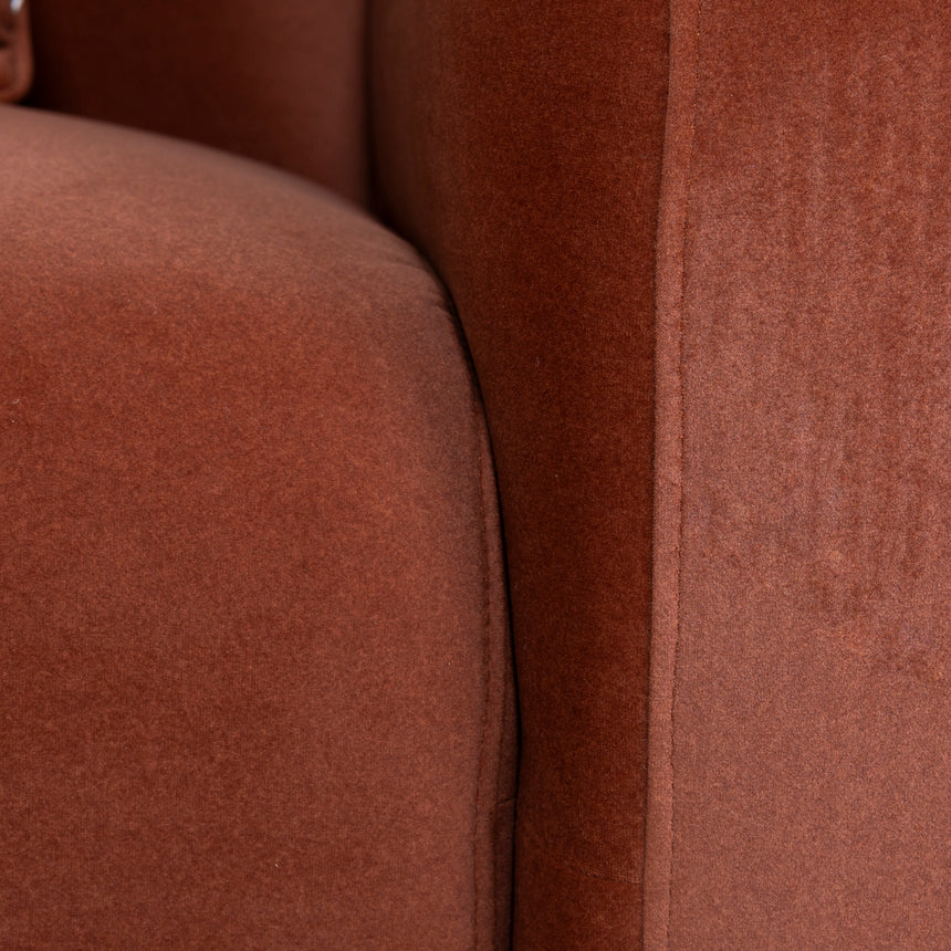 4 Seater Sofa - Umber Orange