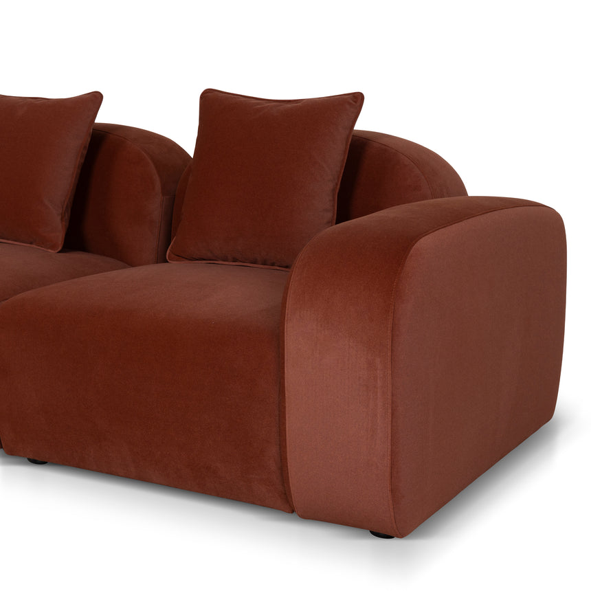 4 Seater Sofa - Umber Orange