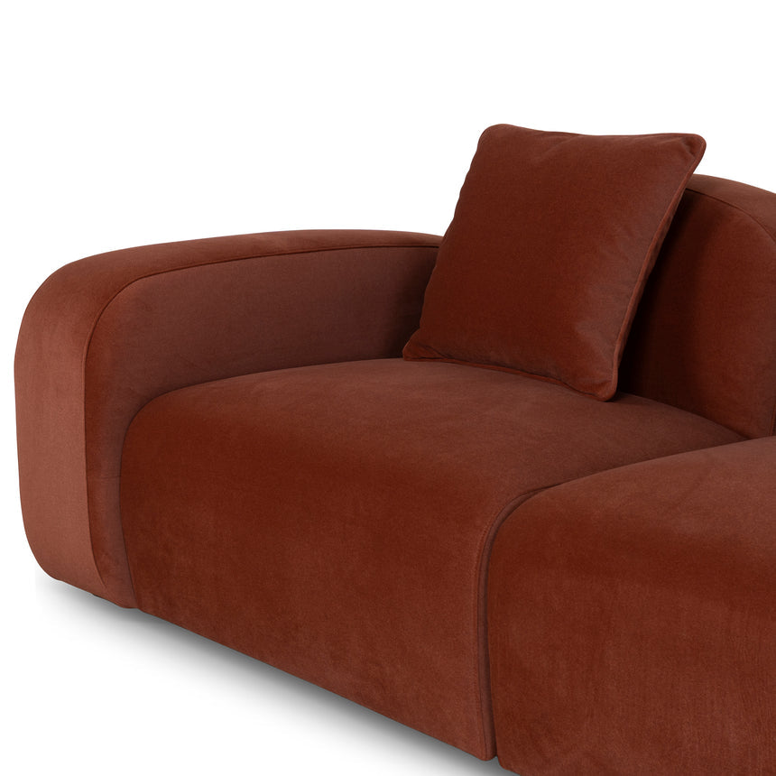 4 Seater Sofa - Umber Orange