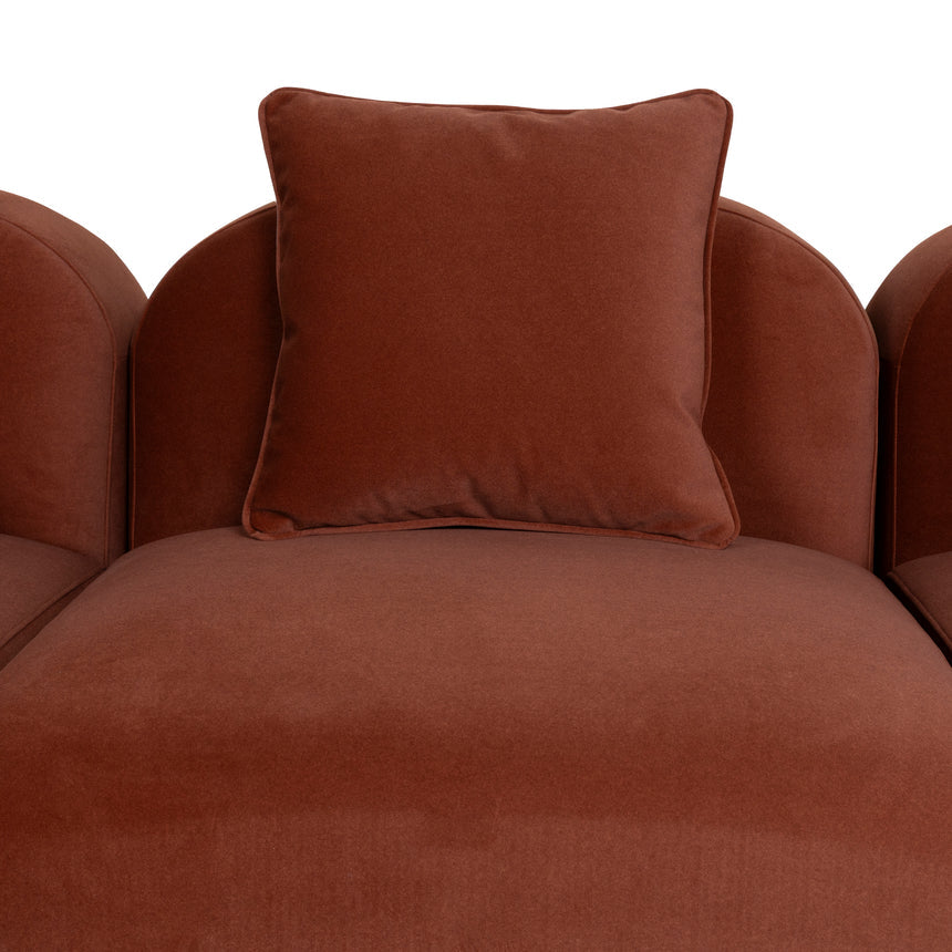 4 Seater Sofa - Umber Orange