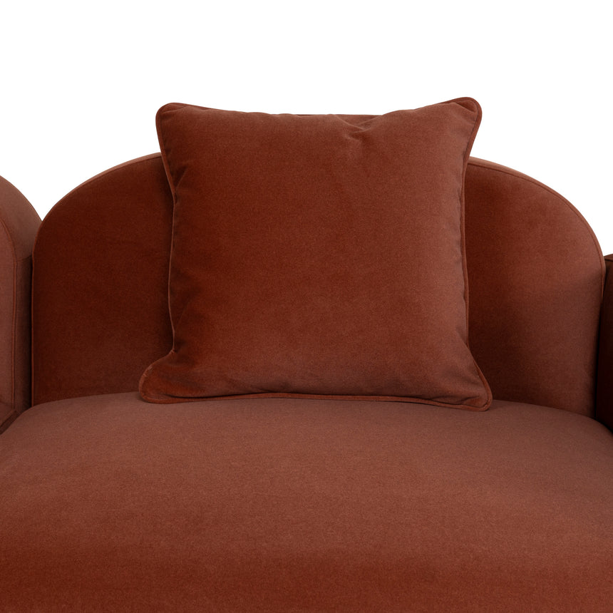 3 Seater Sofa - Umber Orange