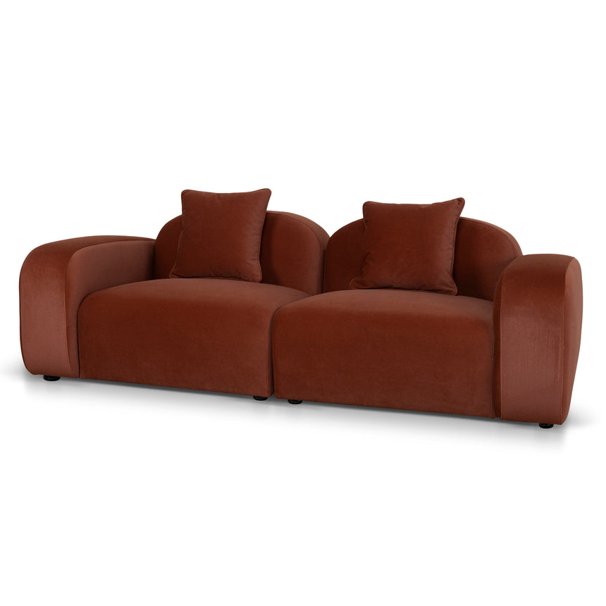 3 Seater Sofa - Umber Orange
