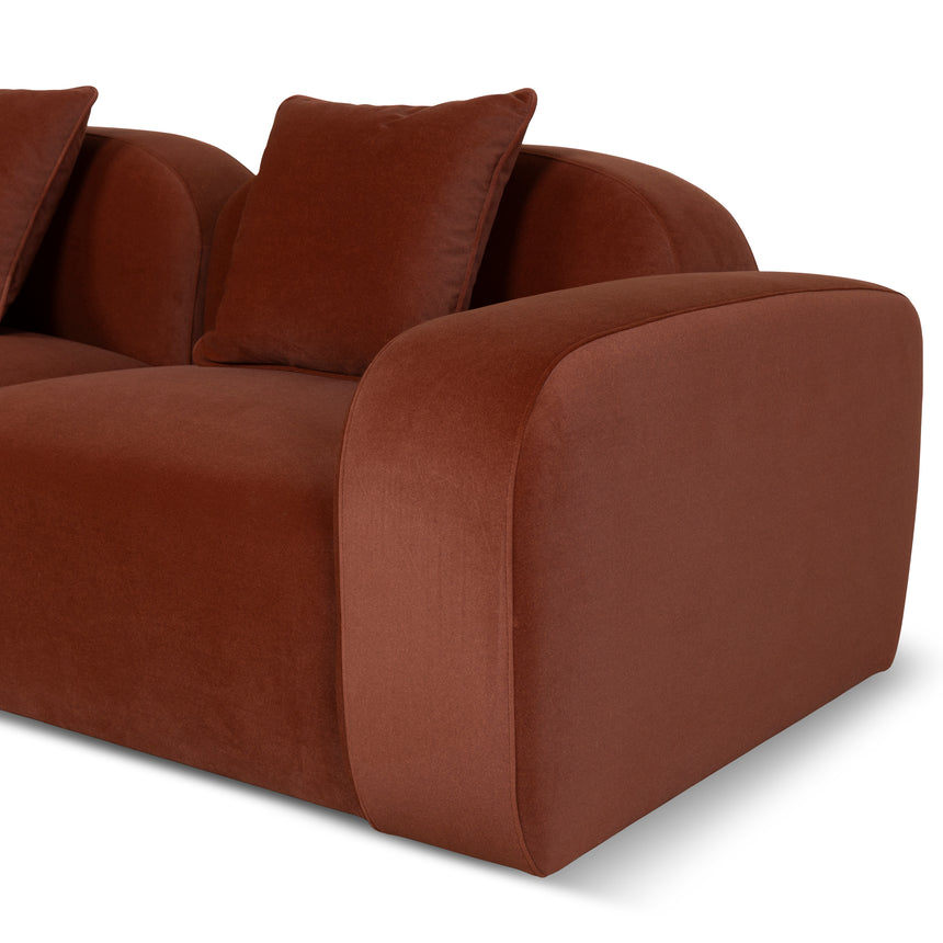 3 Seater Sofa - Umber Orange