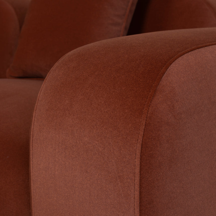 3 Seater Sofa - Umber Orange