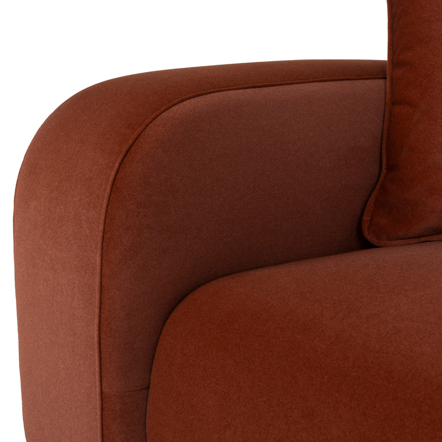 2 Seater Sofa - Umber Orange