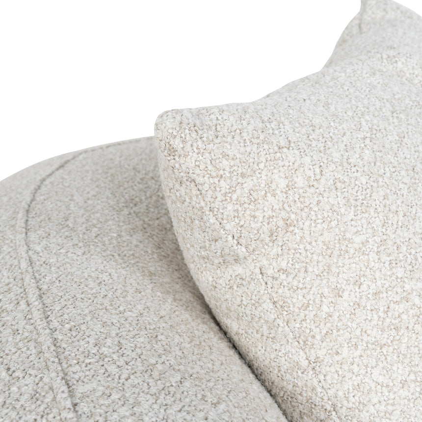 3 Seater Right Chaise Sofa - Oatmeal Beige