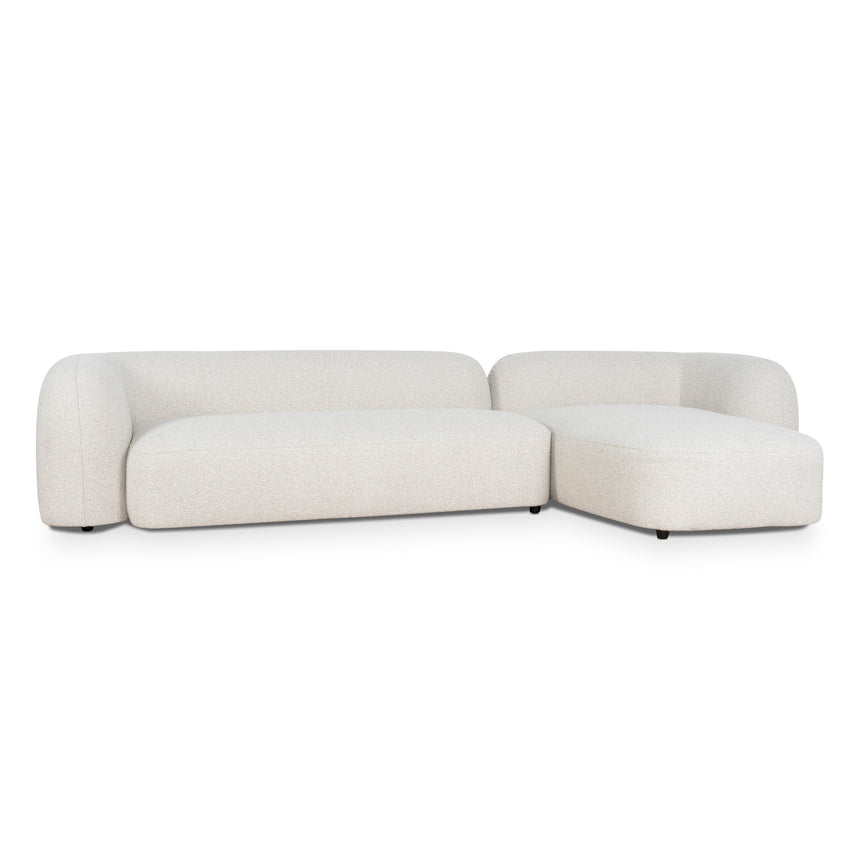 3 Seater Right Chaise Sofa - Oatmeal Beige