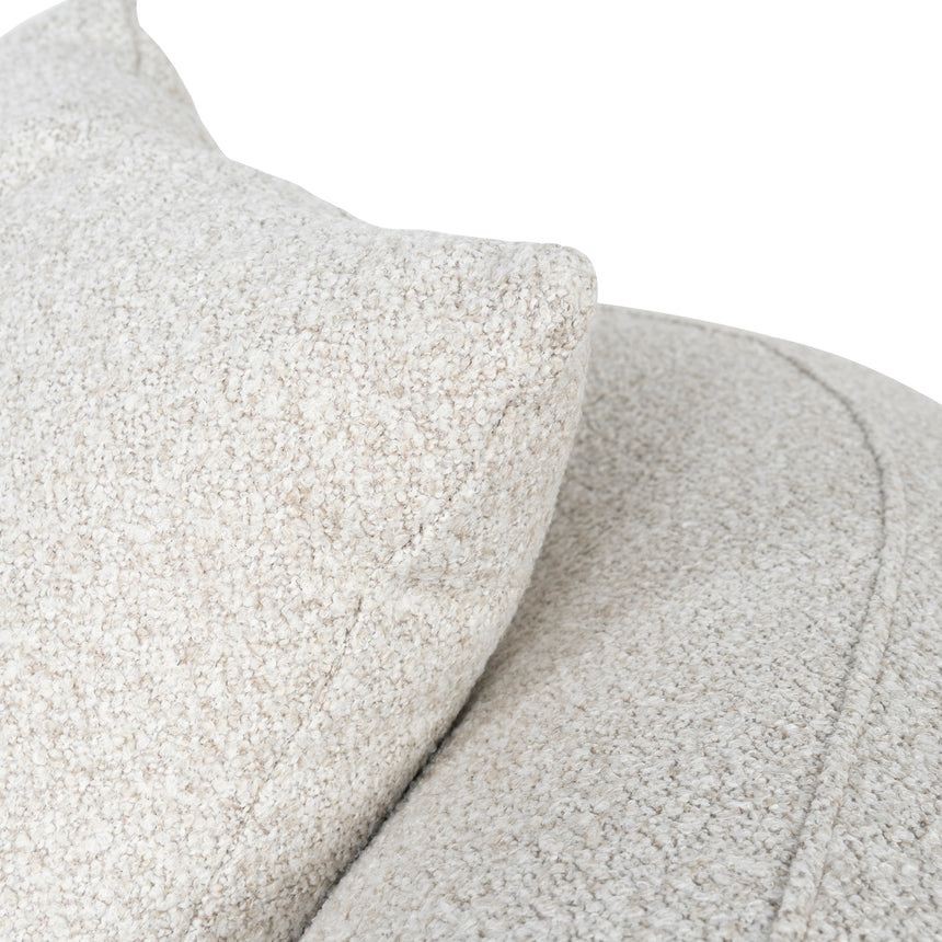3 Seater Left Chaise Sofa - Oatmeal Beige