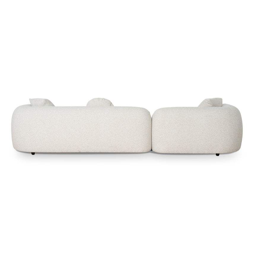 3 Seater Left Chaise Sofa - Oatmeal Beige