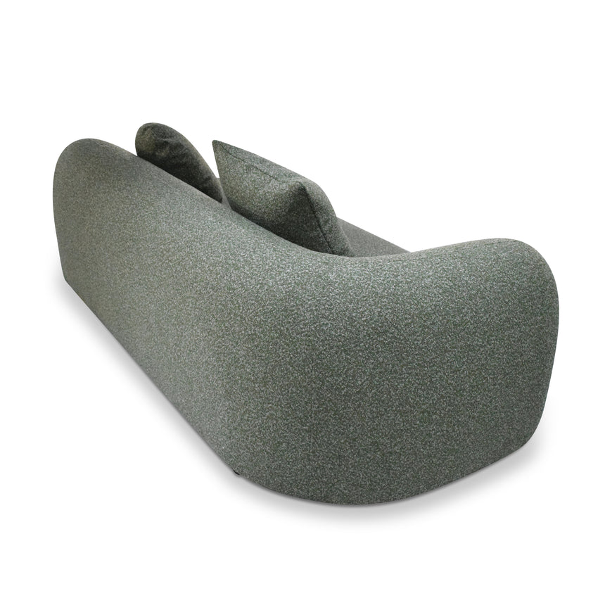 3 Seater Right Chaise Sofa - Amazon Green