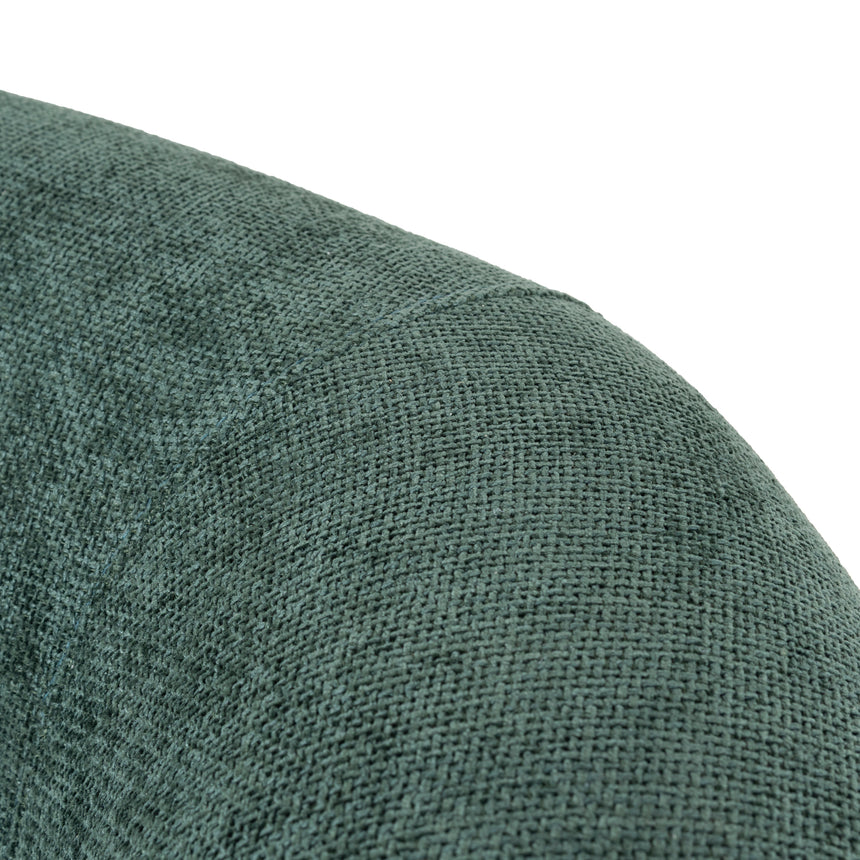 Walnut Armchair - Bush Green