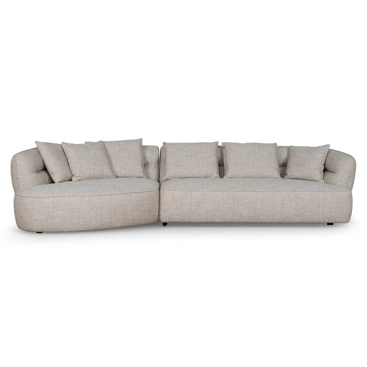 CLC10449-KJ Left Chaise Sofa - Pale Beige