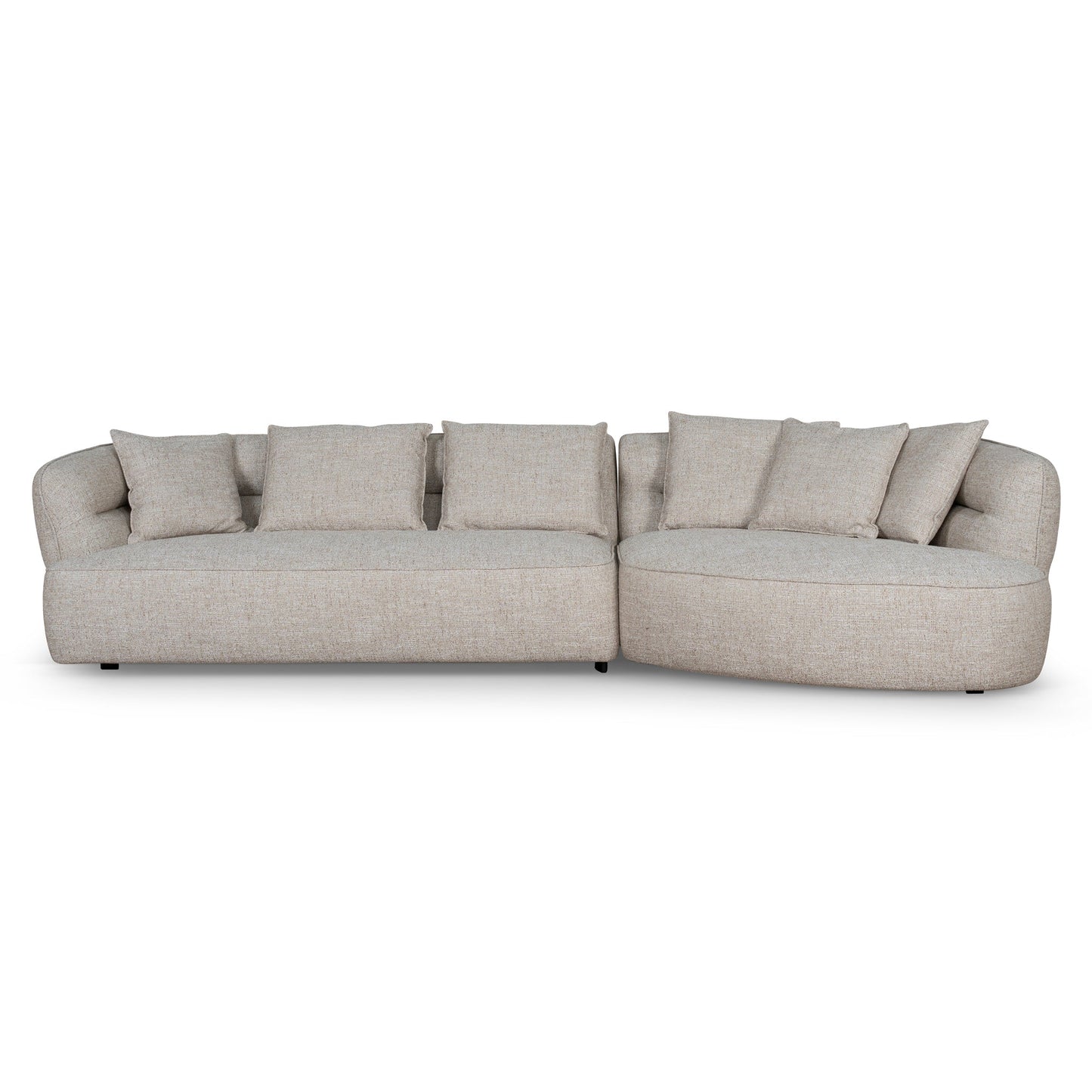 Left Chaise Sofa - Pale Beige
