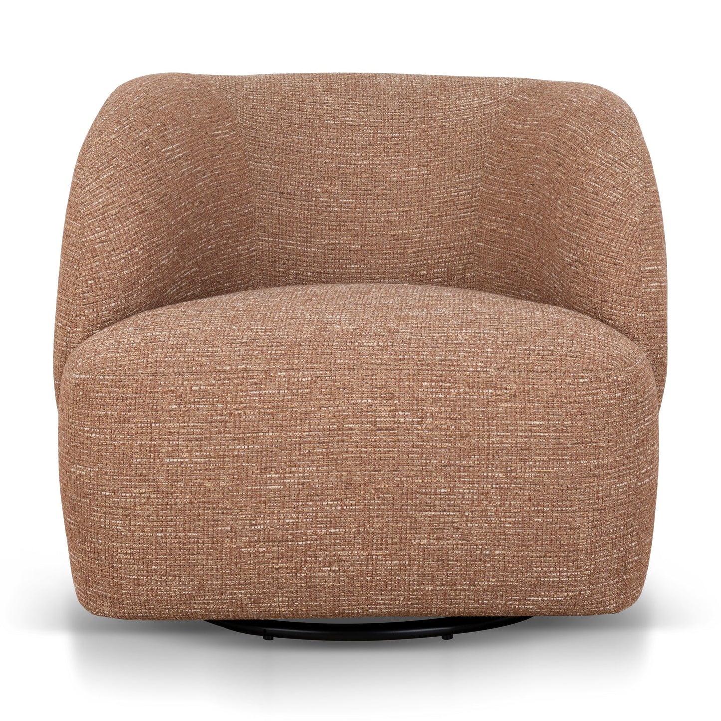 Swivel Armchair - Russet Brown