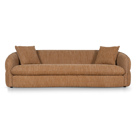 CLC10487-KSO 3 Seater Sofa - Ginger Brown