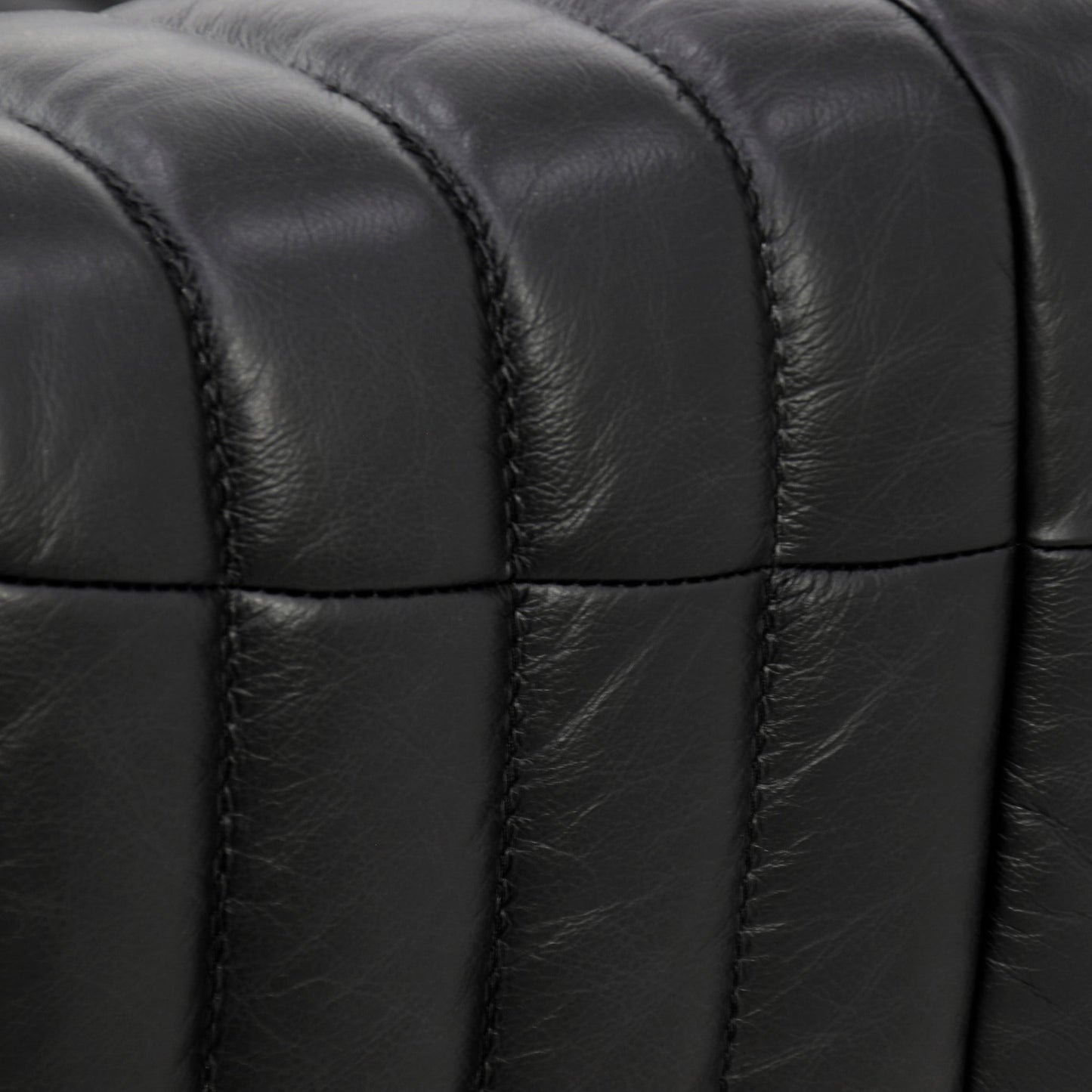 CLC10843-NV Armchair - Black Leather