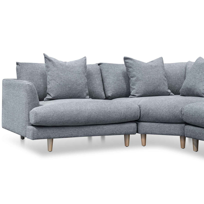 Left Return Modular Sofa - Graphite Grey