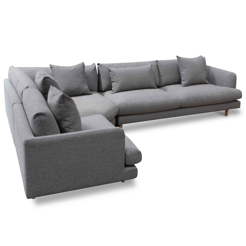 Left Return Modular Sofa - Graphite Grey
