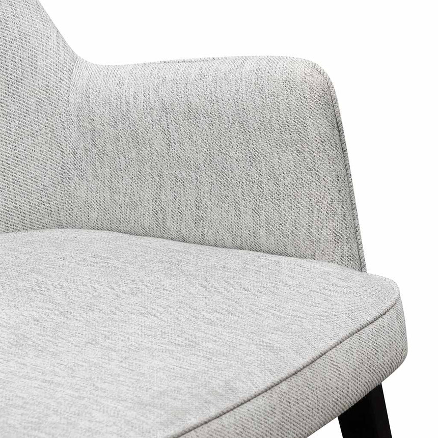 Fabric Lounge Chair - Silver Grey