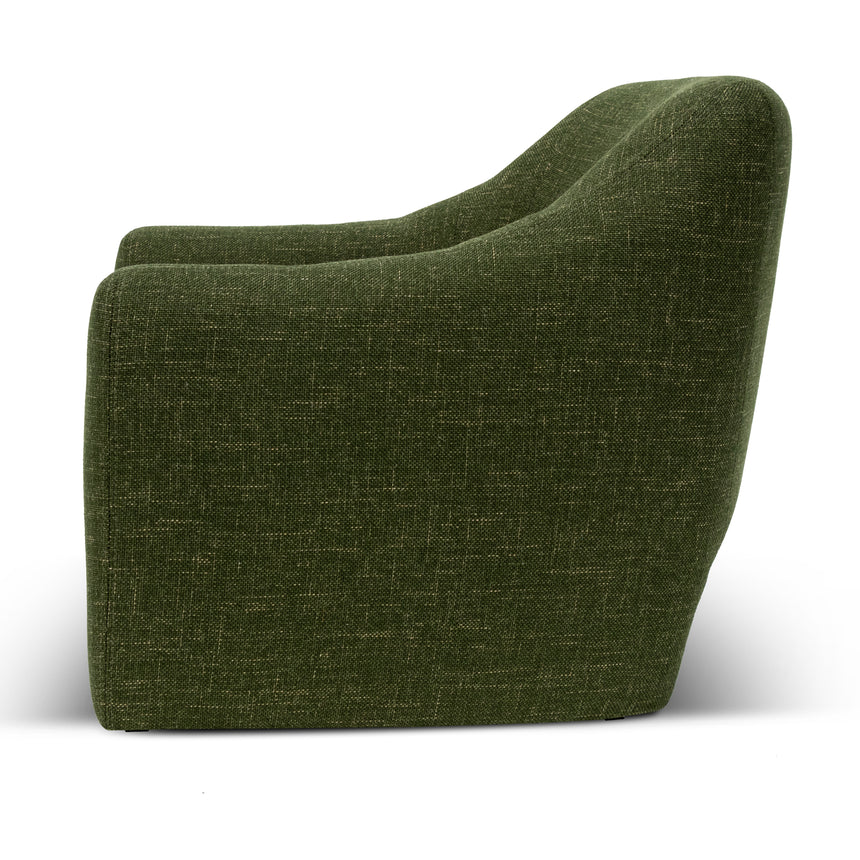 Fabric Armchair - Khaki Green