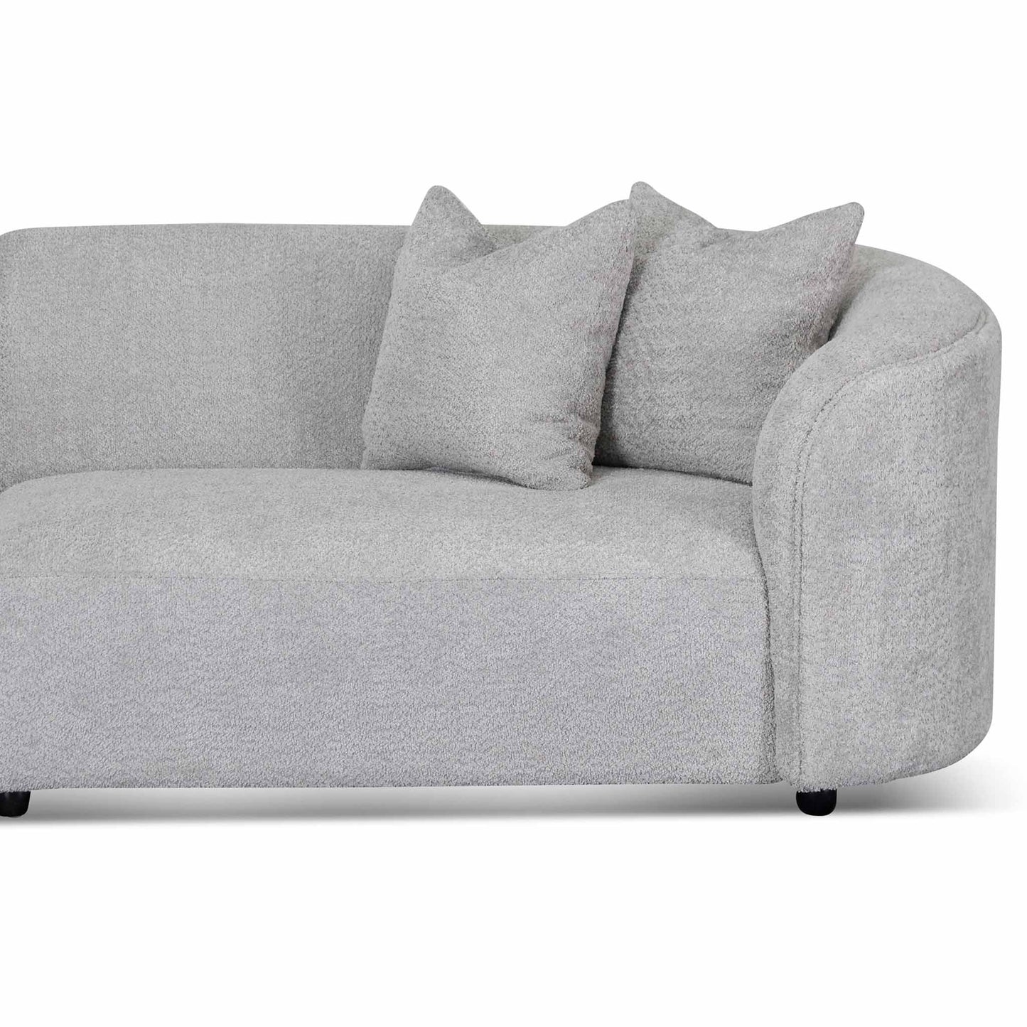 4 Seater Sofa - Light Grey Fleece - Last one