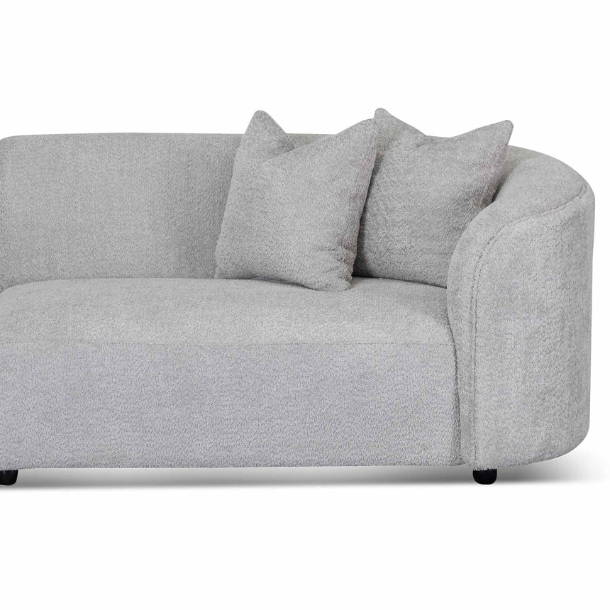4 Seater Sofa - Light Grey Fleece