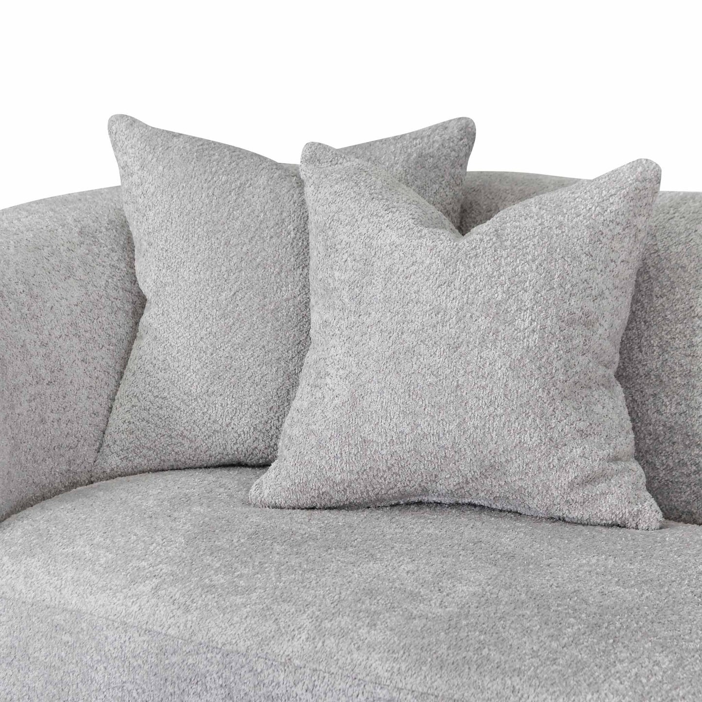 4 Seater Sofa - Light Grey Fleece - Last one