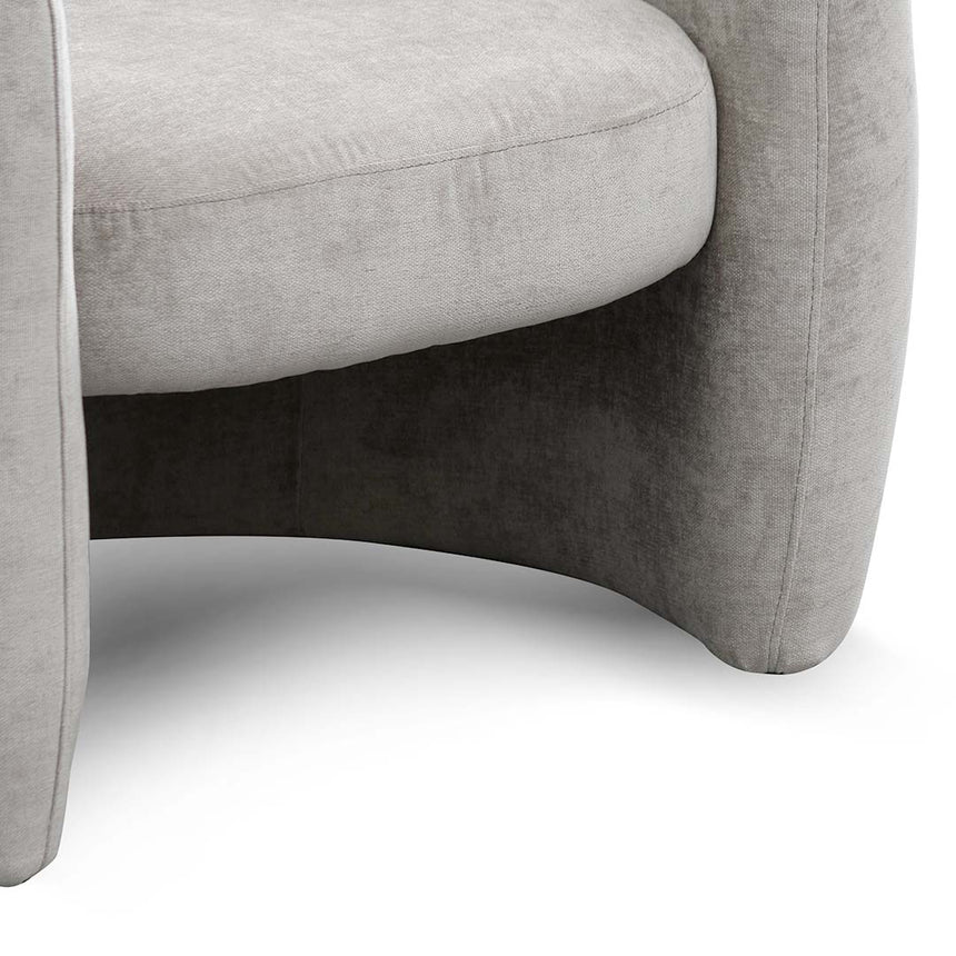 Fabric Armchair - Platinum Grey