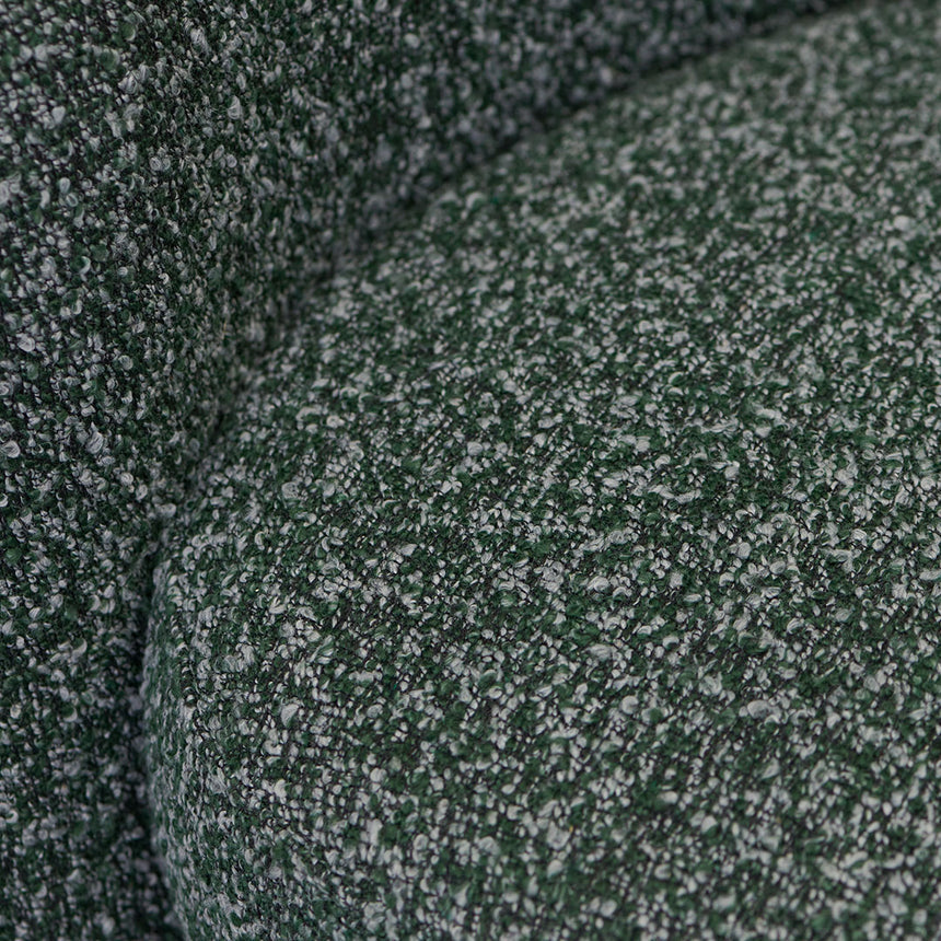 Fabric Armchair - Green Boucle