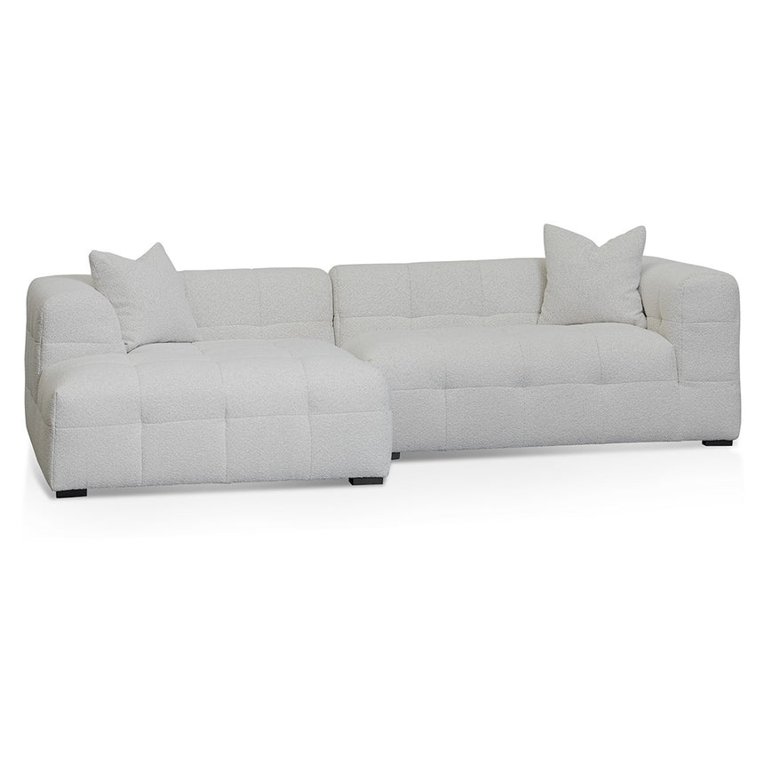 Left Chaise Sofa - Pearl Boucle