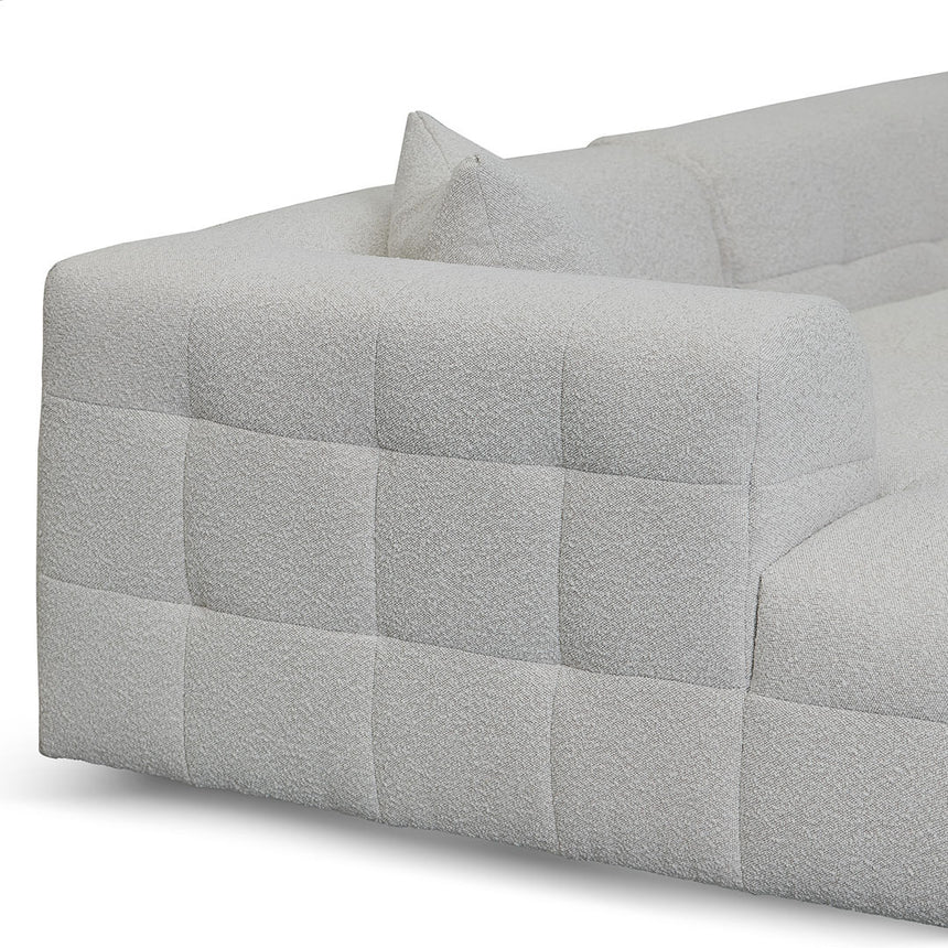 Left Chaise Sofa - Pearl Boucle
