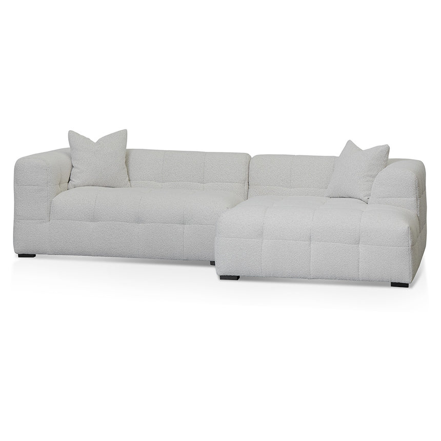 Right Chaise Sofa - Pearl Boucle