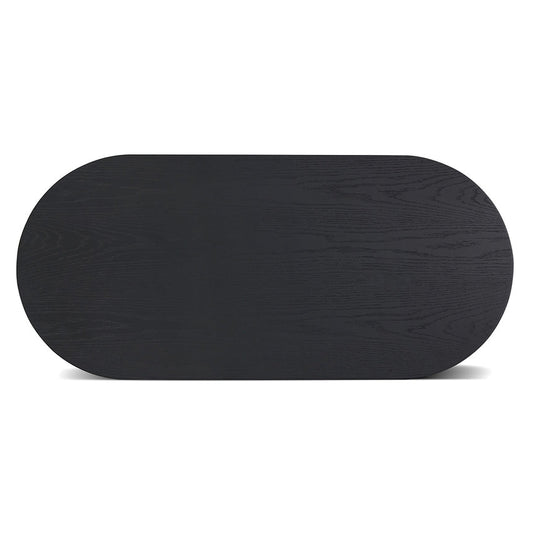1.3m Coffee Table - Full Black