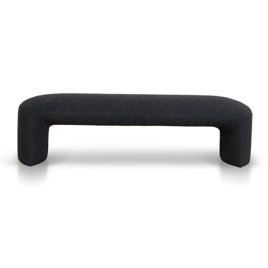 CLC8670-YY 1.5m Long Ottoman Bench - Charcoal Boucle