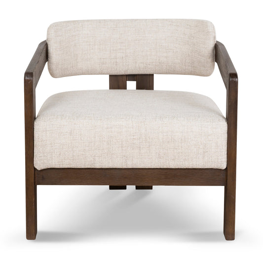 CLC8895-NI Walnut Armchair - Linen