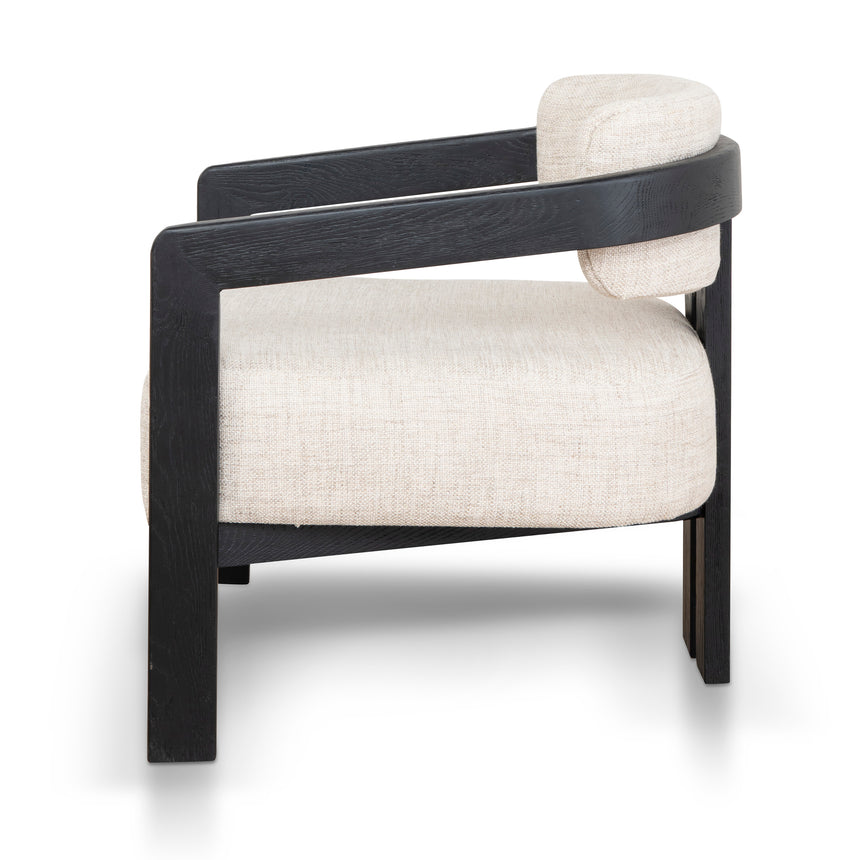 Black Armchair - Linen