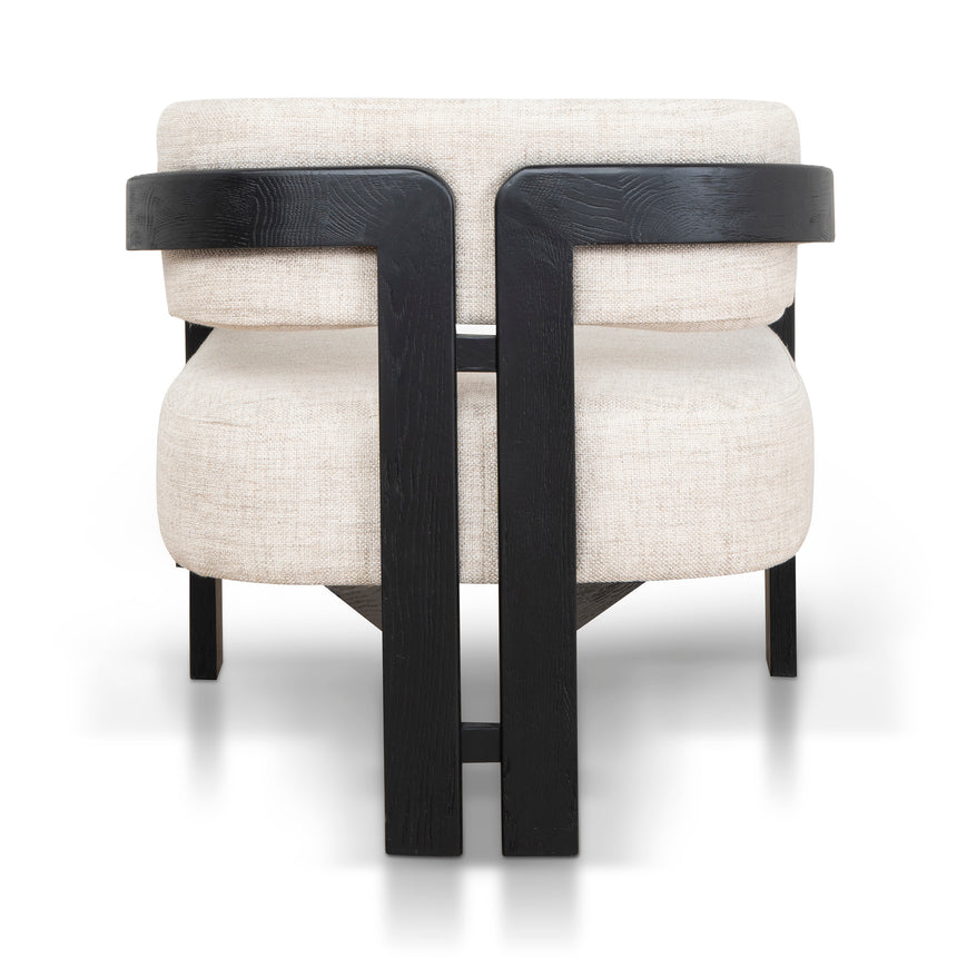 Black Armchair - Linen