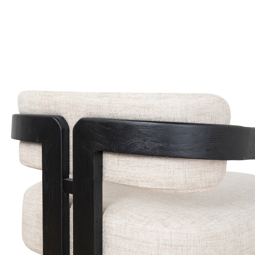 Black Armchair - Linen