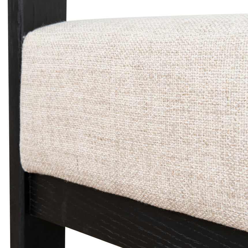 Black Armchair - Linen