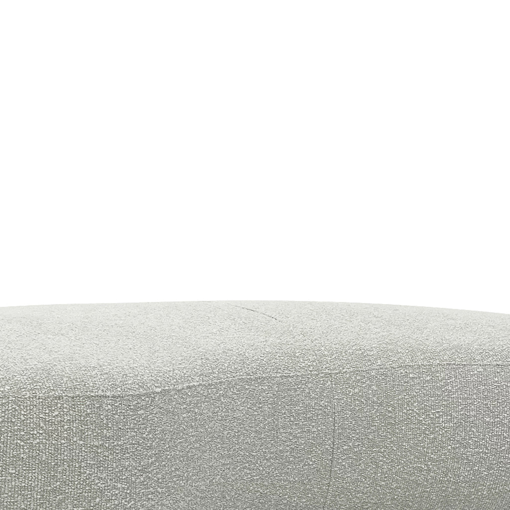 CLC8947-BS 1.8m Long Ottoman - Pearl Grey Boucle