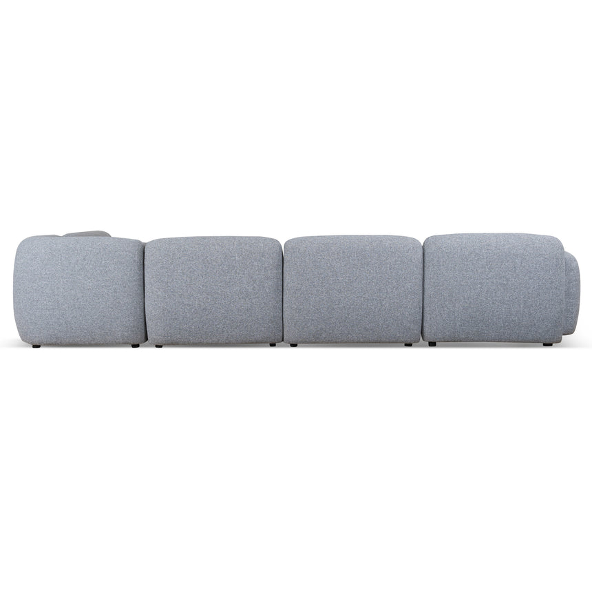 Right Chaise Modular Sofa - Glacier Grey