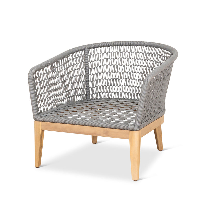 4pcs Outdoor Lounge Set - Grey